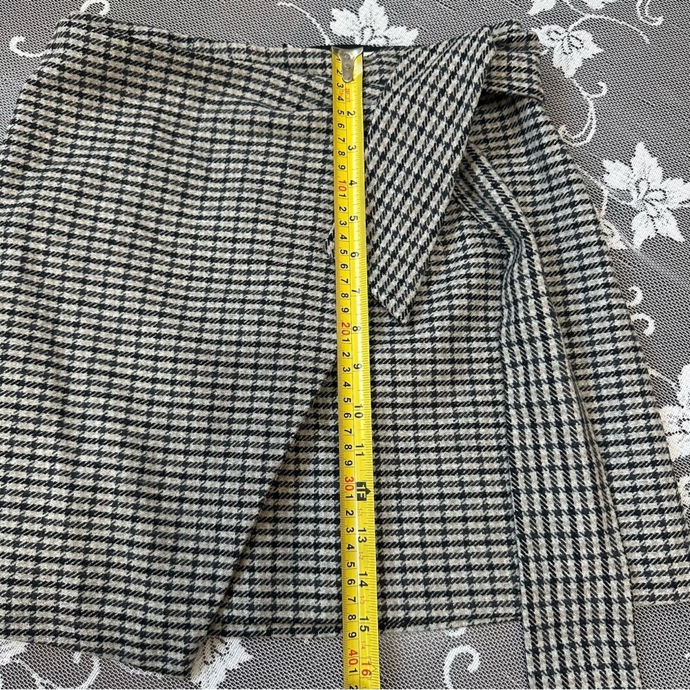 Aritzia Wilfred Wrap-Front Wool Cashmere Blend Mini Skirt Sz 2 - Picture 10 of 10